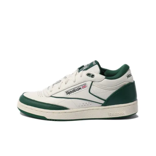 Reebok Club C Skateboard Shoes Unisex Mid-Top White/Green