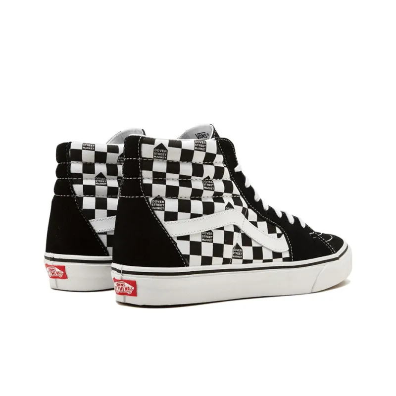 Vans Sk8 Hi Dsm Checkerboard Black White-2