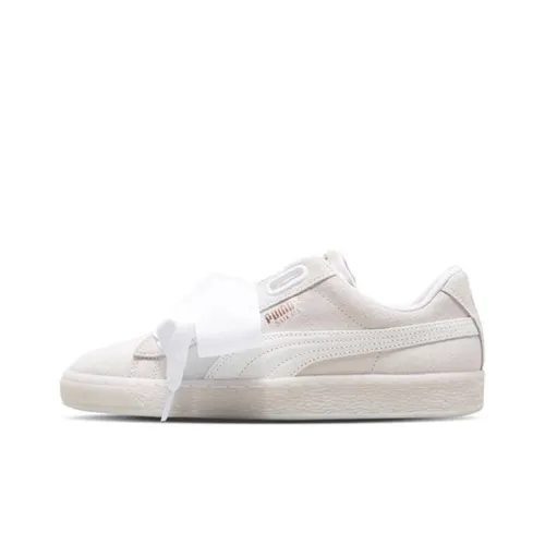 PUMA Suede Skateboard Shoes Unisex Low-Top White