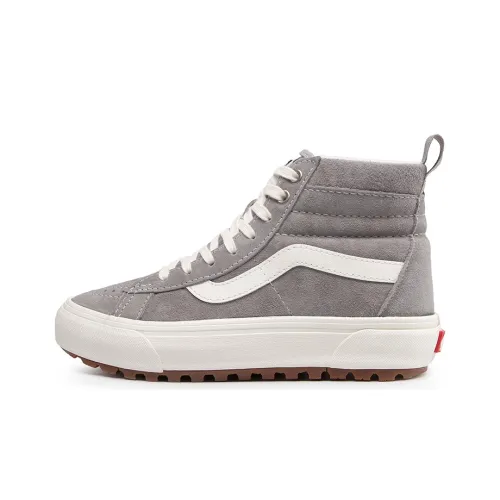 Vans SK8 Skateboard Shoes Unisex High-Top Gray