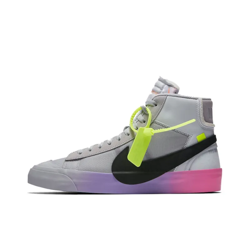 Nike Blazer Mid Off White Wolf Grey Serena Queen-0