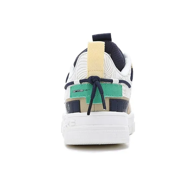 Erke Xun Kirin Low-Top Skateboard Shoes Men's White-3