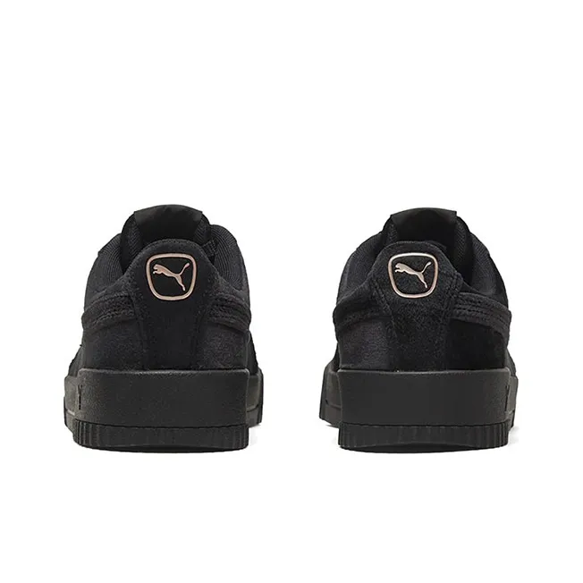 PUMA Carina Velvet Black/Gold Women's-4