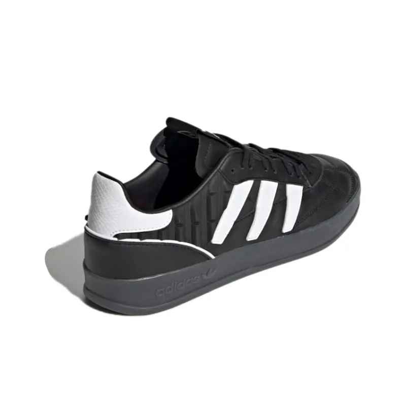 Adidas Originals Sobakov P94 Anti-Slip Wear-Resistant Low-Top Skateboard Shoes Men's Obsidian Black-3
