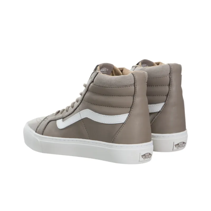 Vans SK8 HI Cup Leather Gray Women's-3