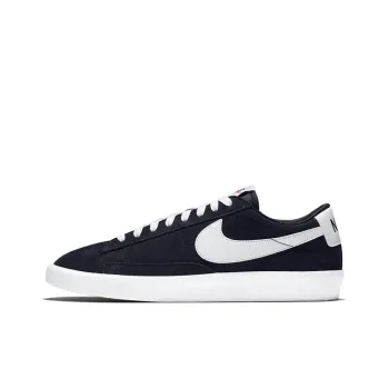 Nike Blazer Low Premium Vintage Suede Black White
