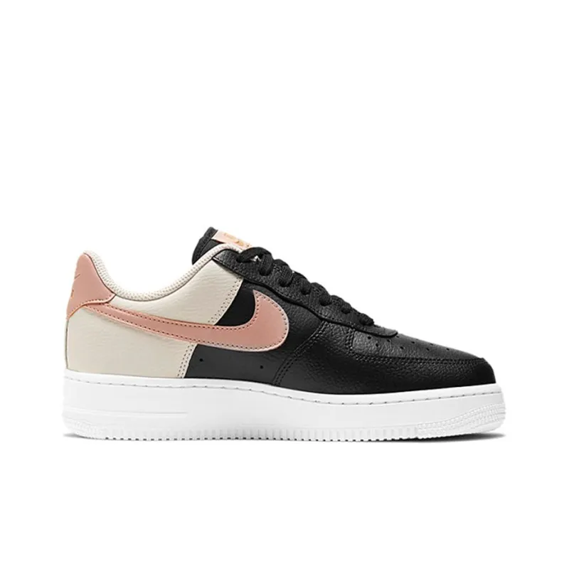 Nike Air Force 1 Low 07 Black Metallic Red Bronze Women's-1