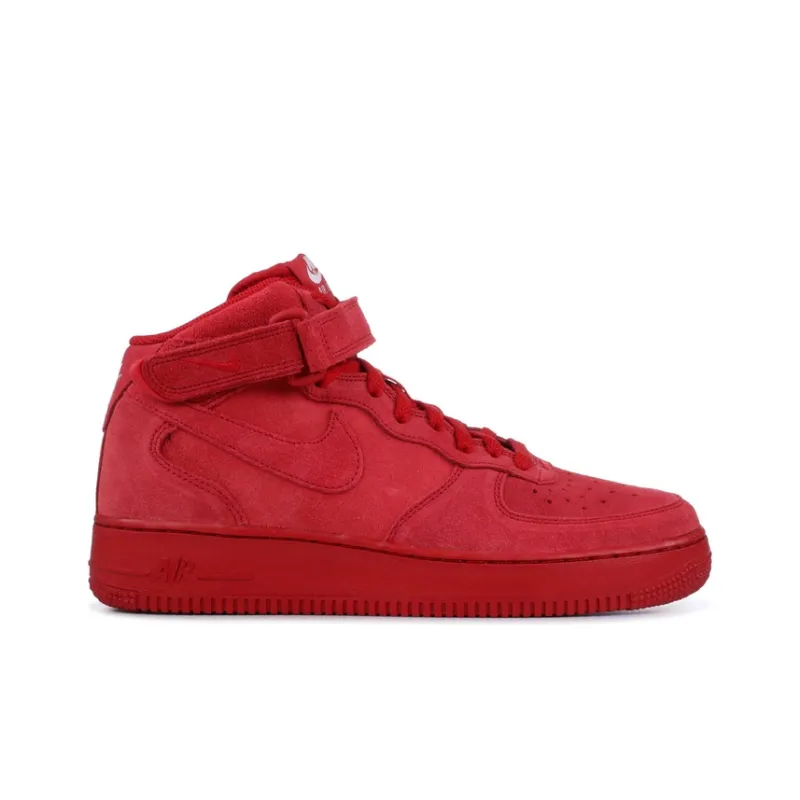 Nike Air Force 1 Mid Red Suede GS-1
