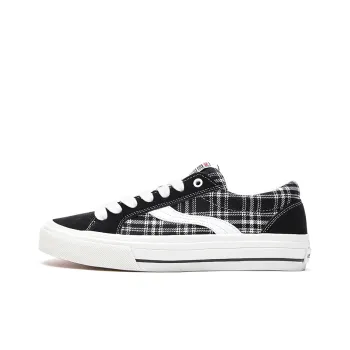 Vision Street Wear Astley Pro Skateboard Shoes Unisex Low Top Black/White
