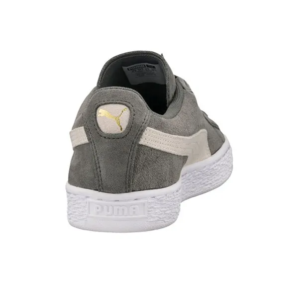 PUMA Suede Classic Slip-Resistant Cushioning Coverage Low-Top Skateboard Shoes Women's Gray Cyan Multicolor-3