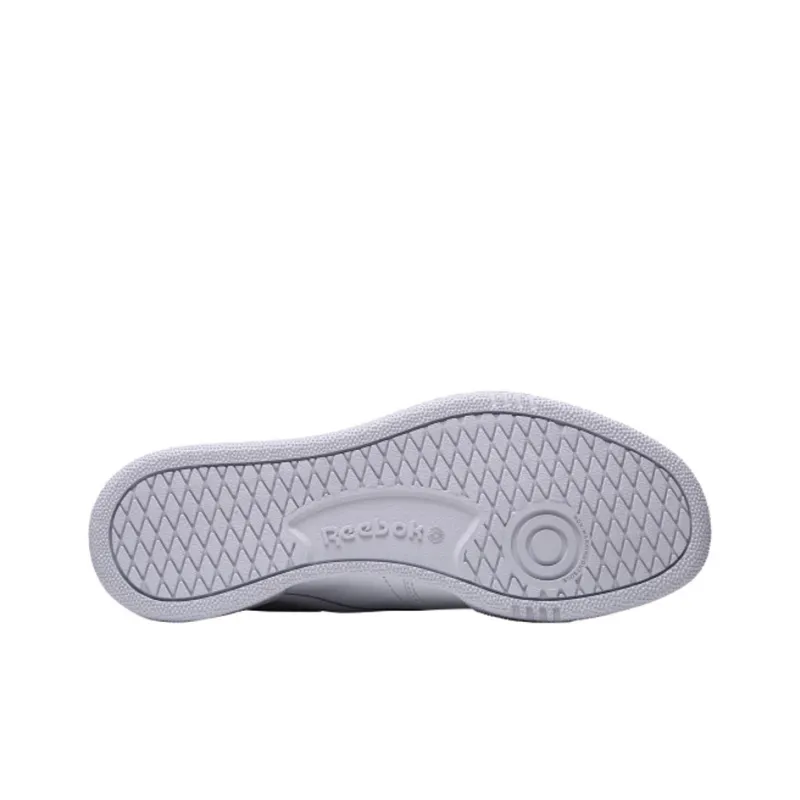 Reebok Club C Rainbow Slip Resistant Cushioning Wear Resistant Low Top Skateboard Shoes Unisex White-5