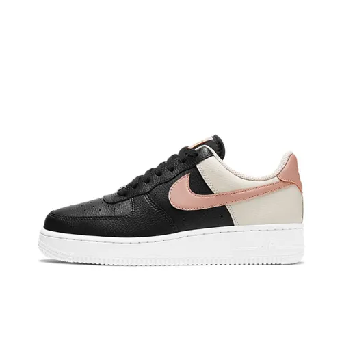 Nike Air Force 1 Low 07 Black Metallic Red Bronze Women's