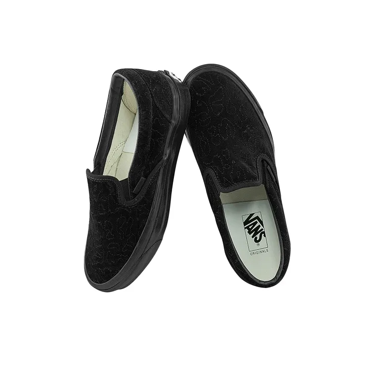 Vans Og Classic Slip On Lx 'Velvet Emboidery Leopard Black'-4