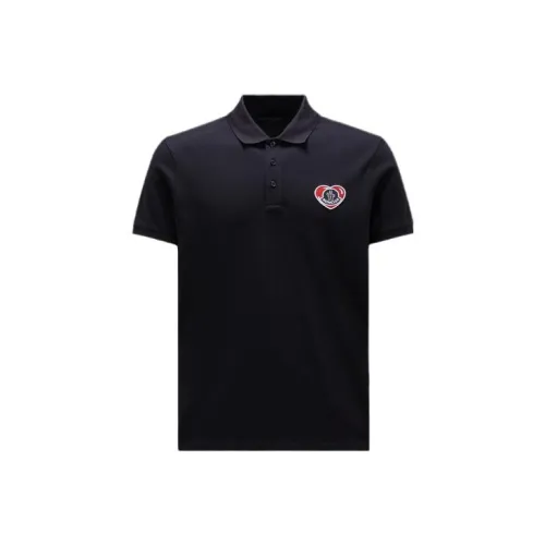 Moncler Polo Shirts Unisex Navy