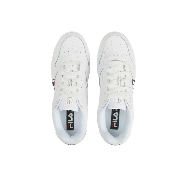 FILA FX 100 Bumper Script Slip Resistant, Abrasion Resistant, Lightweight Low Top Skateboard Shoes Unisex White-2
