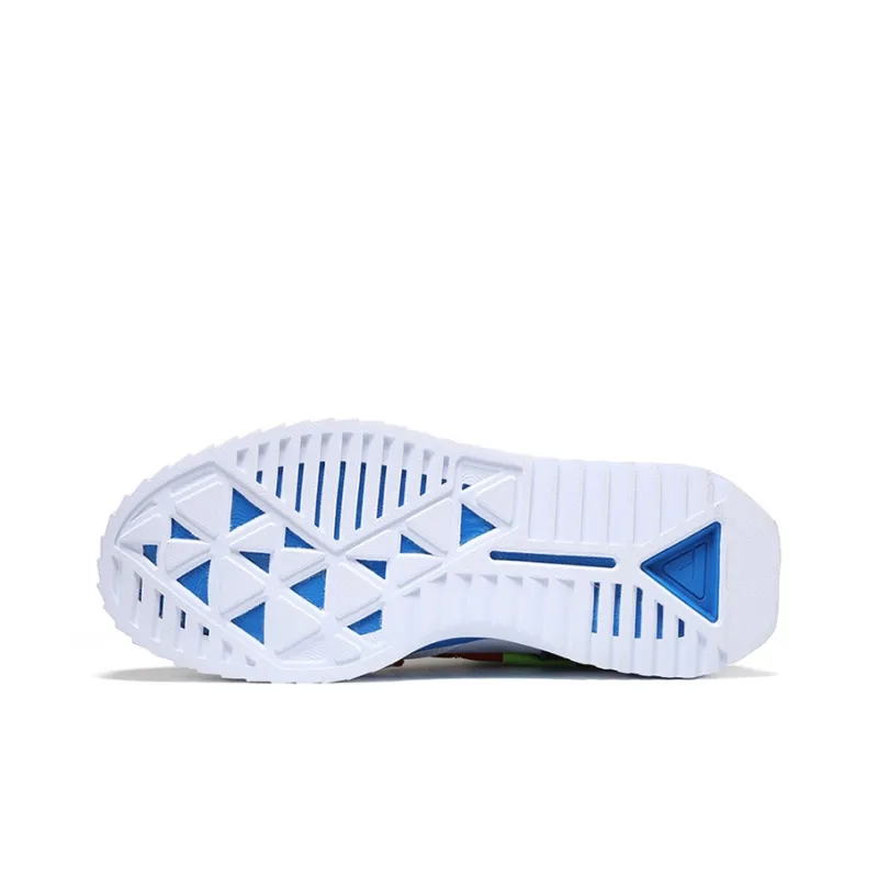 PEAK Taichi Gamer HIGH Anti Slip Wear Resistant High Top Skateboard Shoes Men's Blue White-4