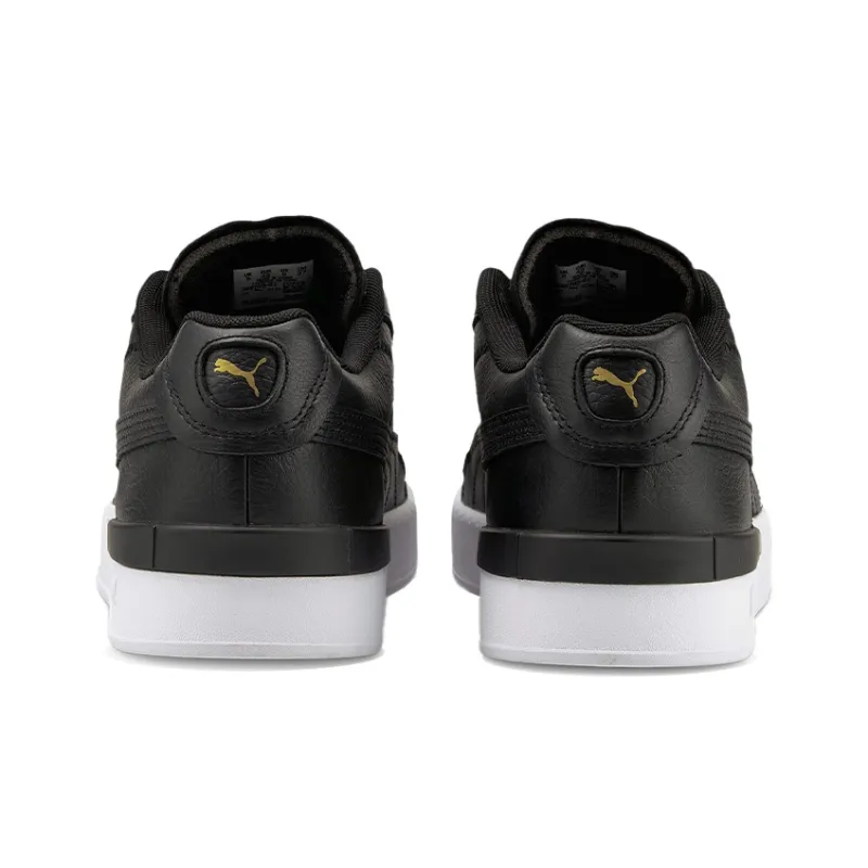 PUMA Clasico Premium Cushioned Wear-Resistant Lightweight Low-Top Skateboard Shoes Women's Black-3