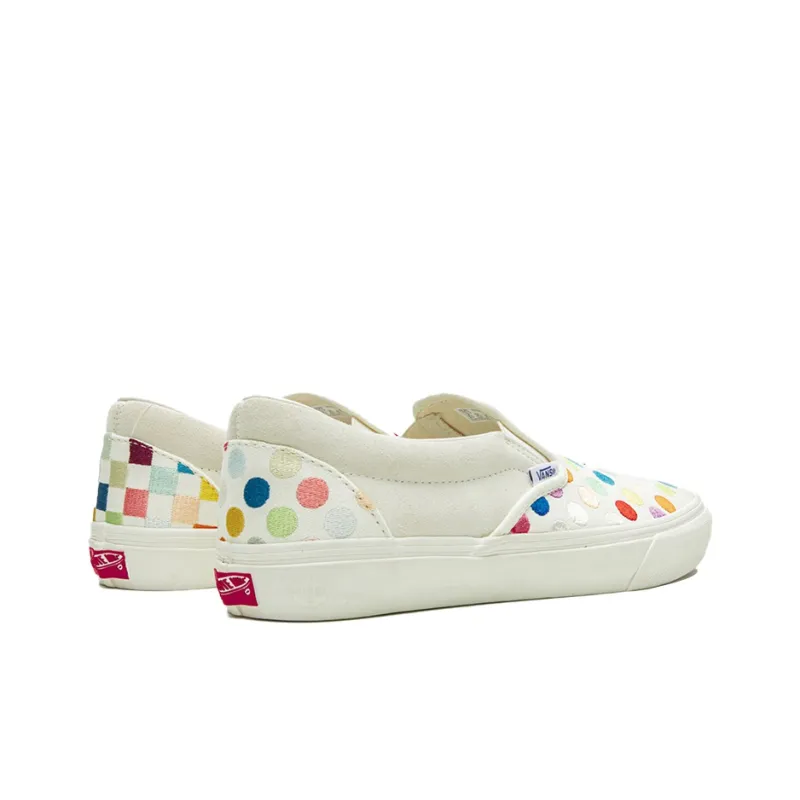 Vans Classic Slip On Vlt Lx Damien Hirst Polka Dot Checkerboard-3