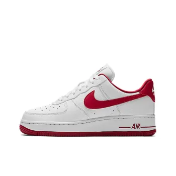 Nike Air Force 1 07 SE Gym Red Slip-Resistant Cushioning Wear-Resistant Low-Top Skateboard Shoes Women's Red White