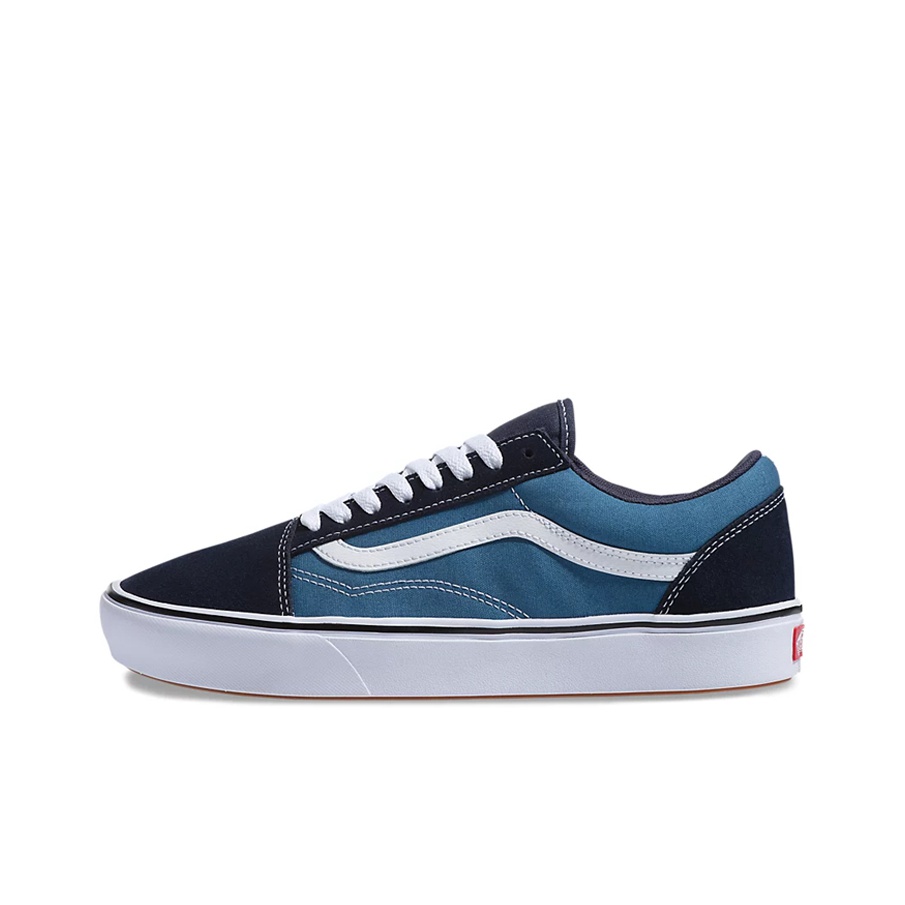 mens navy blue vans shoes POIZON