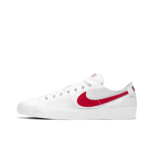 Nike SB Blazer Court White University Red