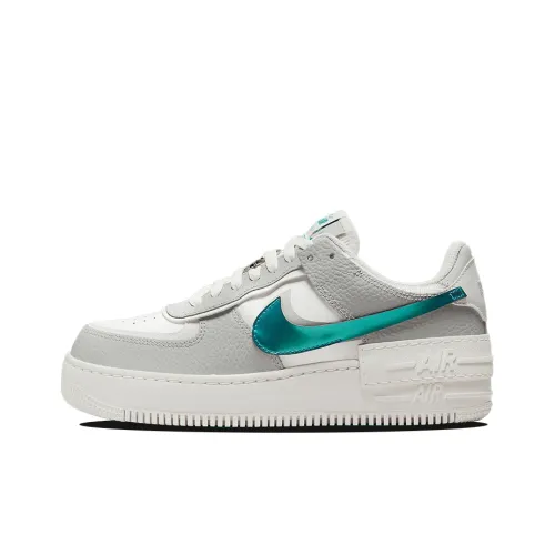 Nike Air Force 1 Low Shadow Grey Fog Bright Spruce Women's