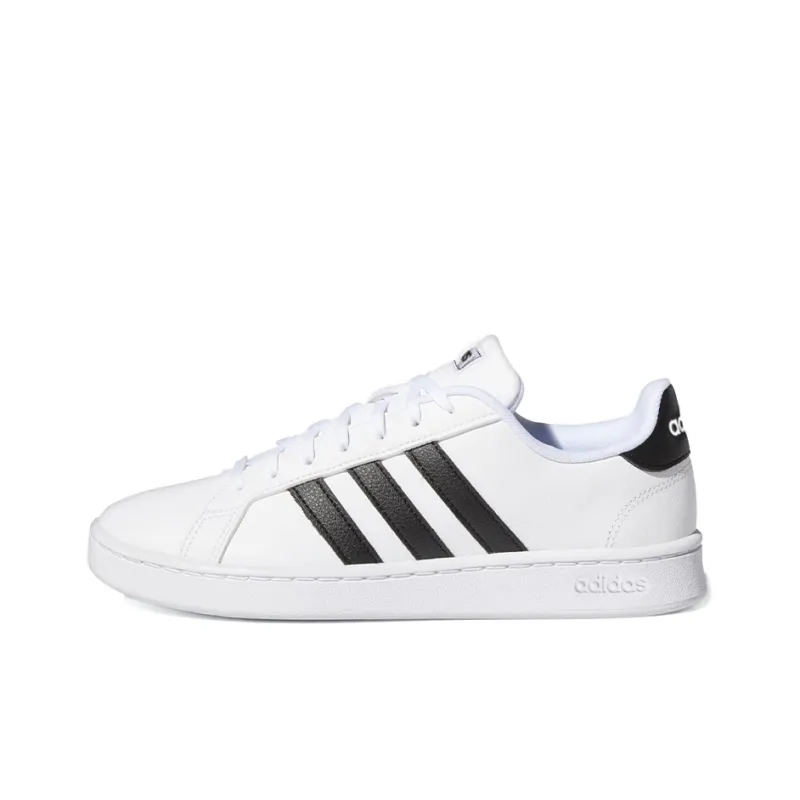 Adidas Grand Court White Black Women's-0