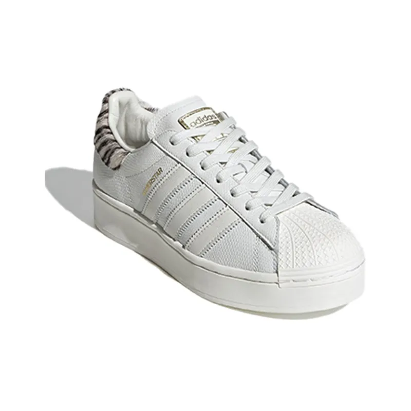 Superstar Women's Adidas Originals Bold 'Heel Patch Animal Print' Women's-2