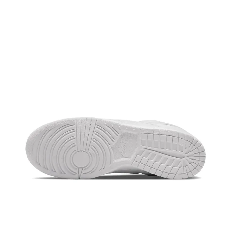 Nike Dunk Low Dover Street Market Triple White Velvet-5