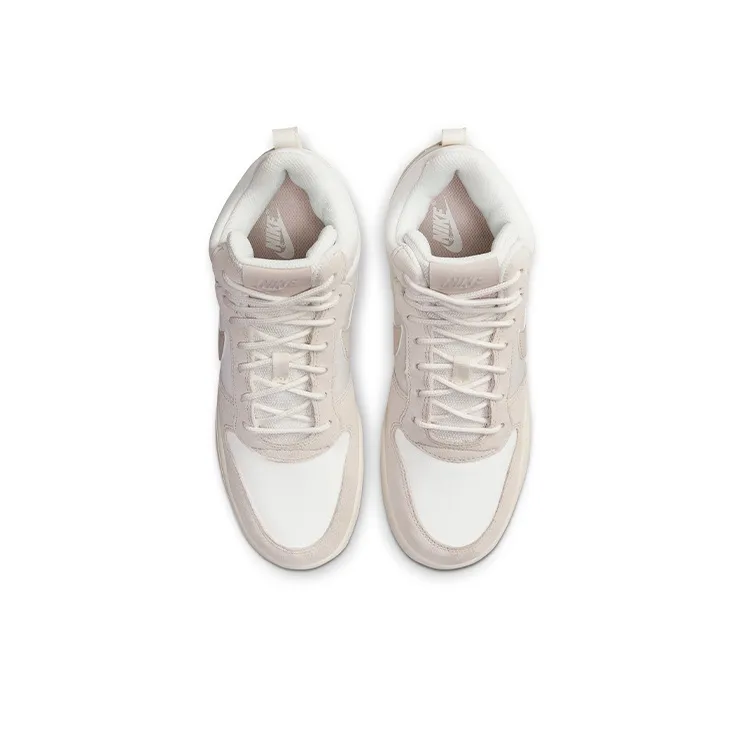 Nike Court Borough Mid Premium Sail Light Orewood Brown Women's-3