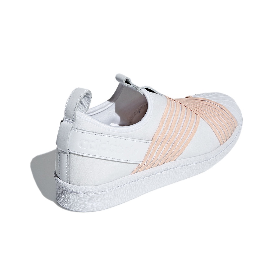 Adidas Originals Superstar Slip On White Orange Women s POIZON