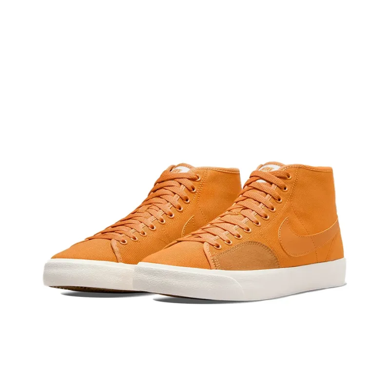 Nike Sb Blazer Court Mid Premium Light Curry-2