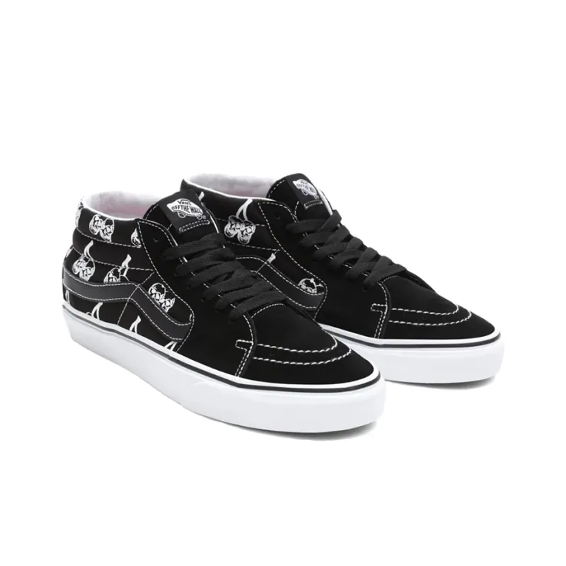 Vans SK8 MID NEW VARSITY Black-2