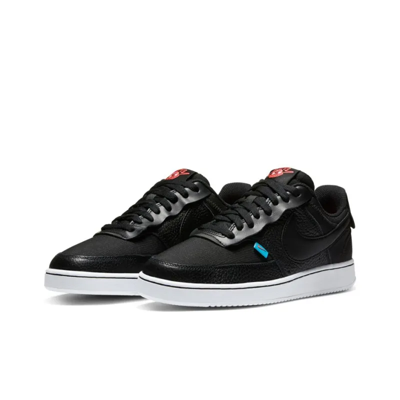 Nike Court Vision Low Premium 'Black' Women's-2