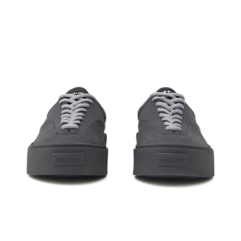 EQLZ EQUALIZER Fault Low Anti-Slip And Wear-Resistant Lightweight Low-Top Skateboard Shoes Unisex Black Stone Misprint-4