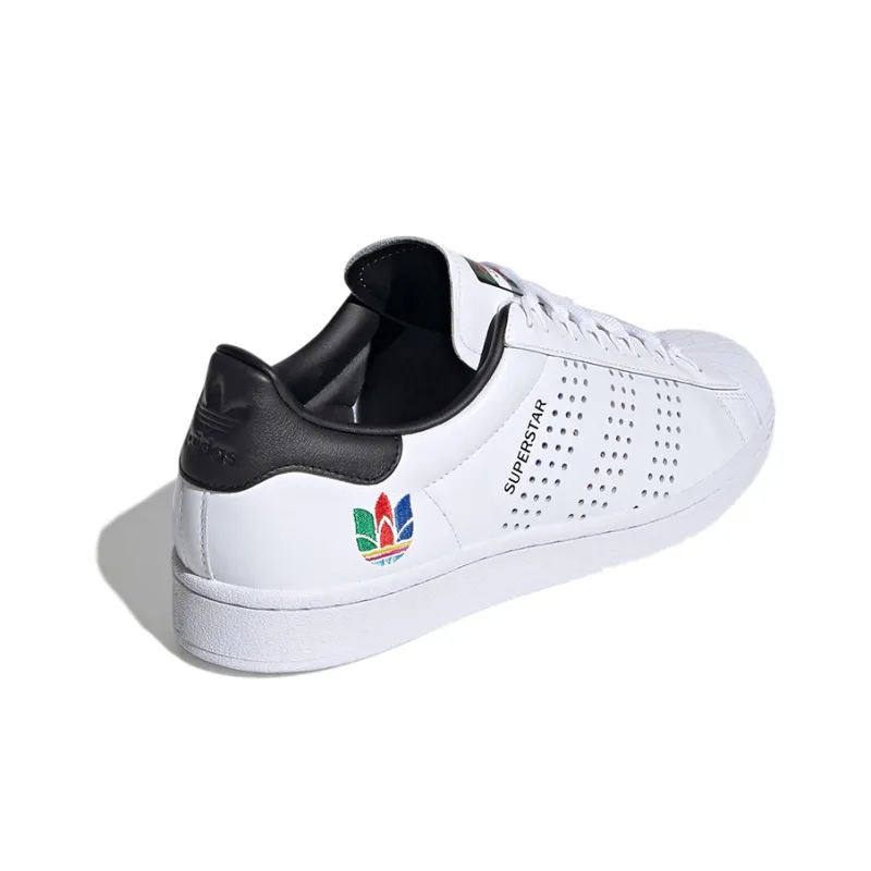 Superstar Adidas Originals 'Colorful Trefoil Cloud White'-3