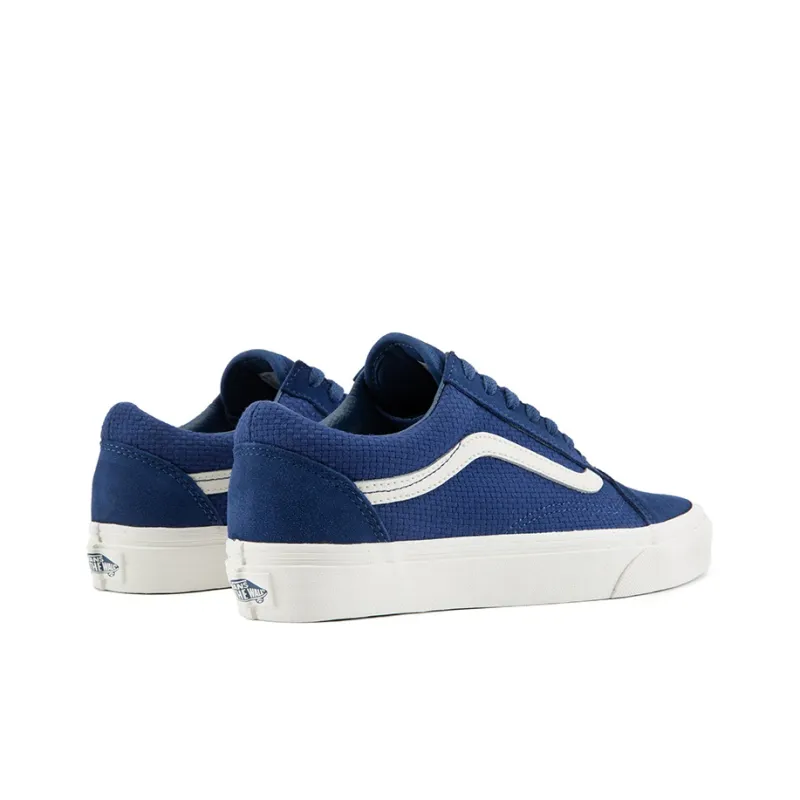 Old Skool Vans 'Woven Check True Navy'-3