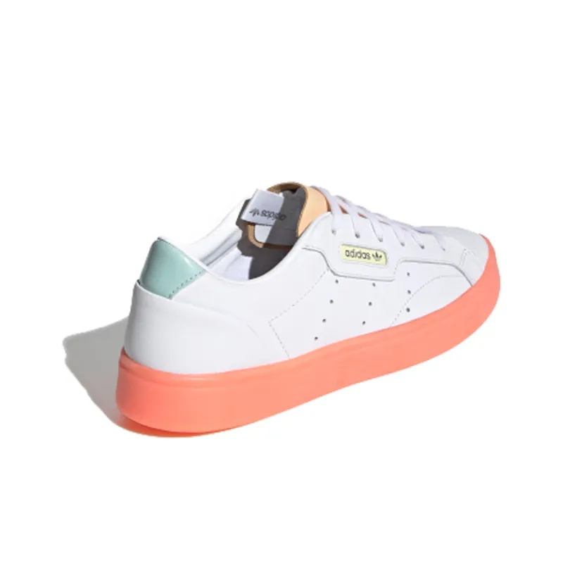 Adidas Women's Sleek 'White Glow Orange' Women's-2