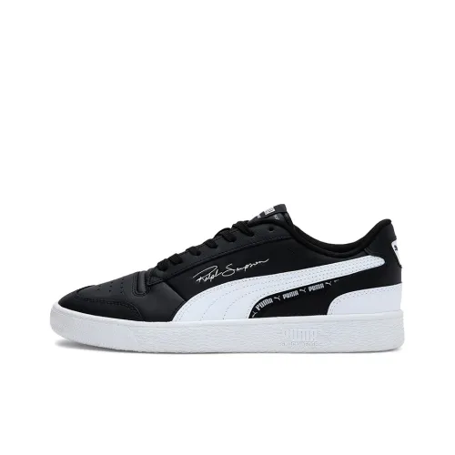 PUMA Ralph Sampson Skateboard Shoes Unisex Low-Top Black/White