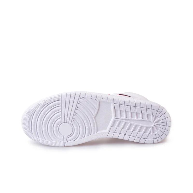 Warrior Teeming With Life High-Top Skateboard Shoes Unisex White-4