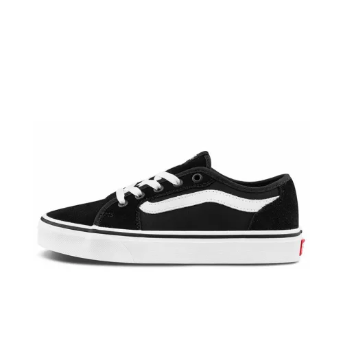 Vans Skateboard Shoes Women's Low-Top Black/White