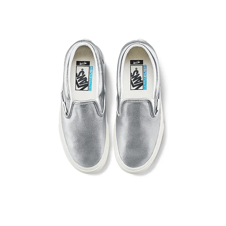 Vans Classic Slip On Vlt Lx Silver Pink Women's-2