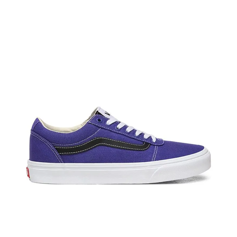 Vans Ward Blauw Anti-Slip And Wear-Resistant Breathable Low-Top Skateboard Shoes Unisex Blue Purple-1
