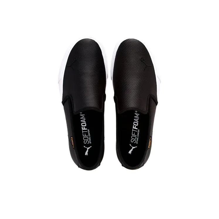 PUMA Bari Cat Slip On Black/White Women's-2