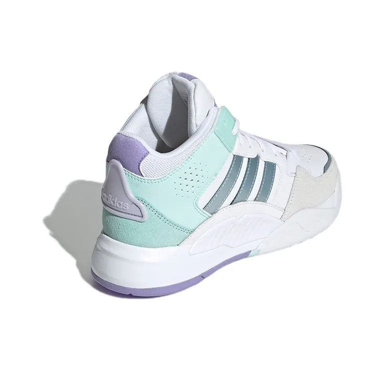 Adidas 5th Quarter Shoes 'White Beige Purple' Women's-3