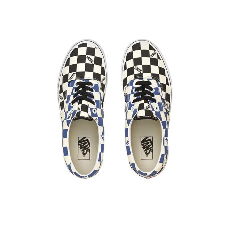 Vans Era Big Check Black Navy-3