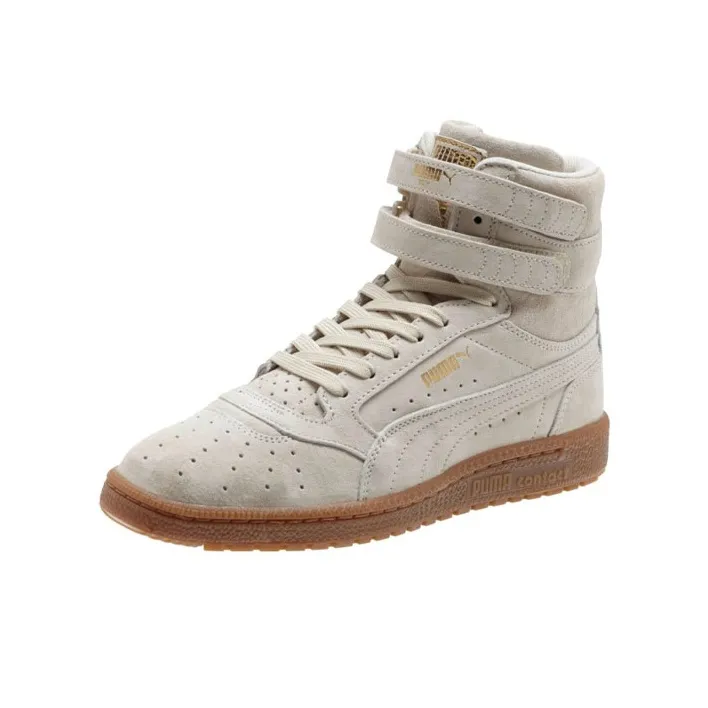 PUMA Sky 2 Hi Support Slip-Resistant Cushioning High-Top Casual Skateboard Shoes Women's White-2