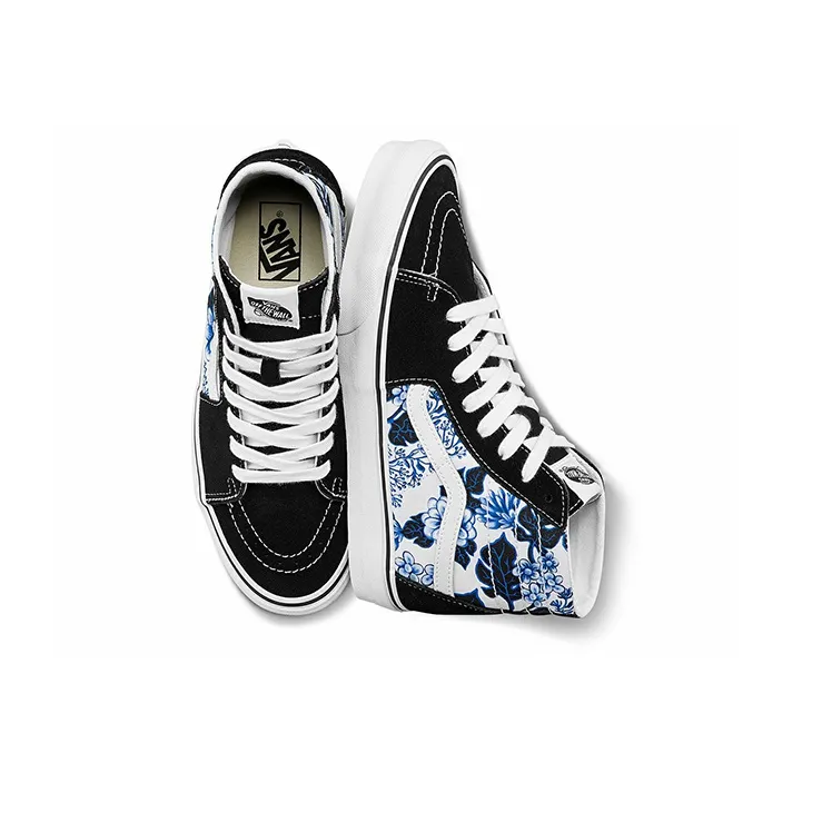 Vans Sk8 Hi Tapered 'Floral Blue'-4