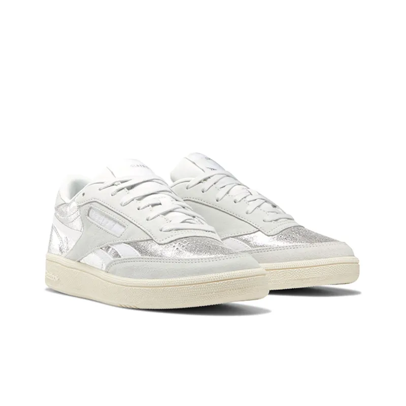Reebok Club C Series Skateboard Shoes Women's Low-Top Gray/White-6