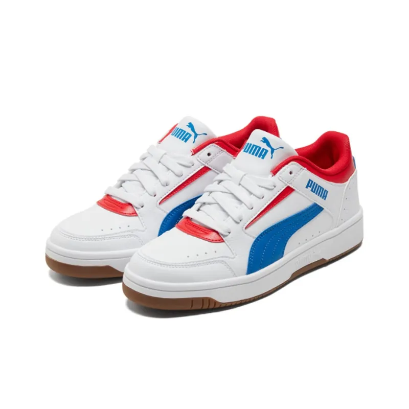 PUMA Rebound Joy Low 'White Future Blue High Risk Red'-2